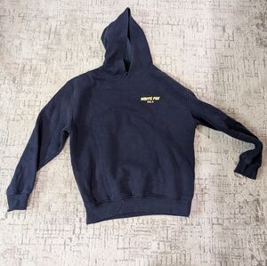 Women's White Fox Volume 3 Navy Hoodie Size S/M